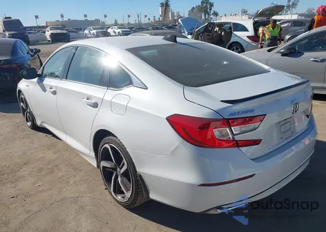 2022 Honda Accord Hybrid Sport из США, поврежденный, VIN 1HGCV3F28NA019150